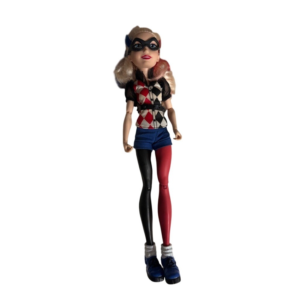 Super Hero Girls Harley Quinn 12" Action Doll with Mask